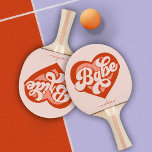Raquete De Ping Pong Bachelorette Bride Babe Tribe Squad Heart<br><div class="desc">Bachelorette Noiva Babe Tribe Ping Pong Pong Ping Pong Ping Ping Ping Pong Ping</div>
