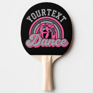 Raquete De Ping Pong Balé Dancer ADD TEXT Classic Dance Executor
