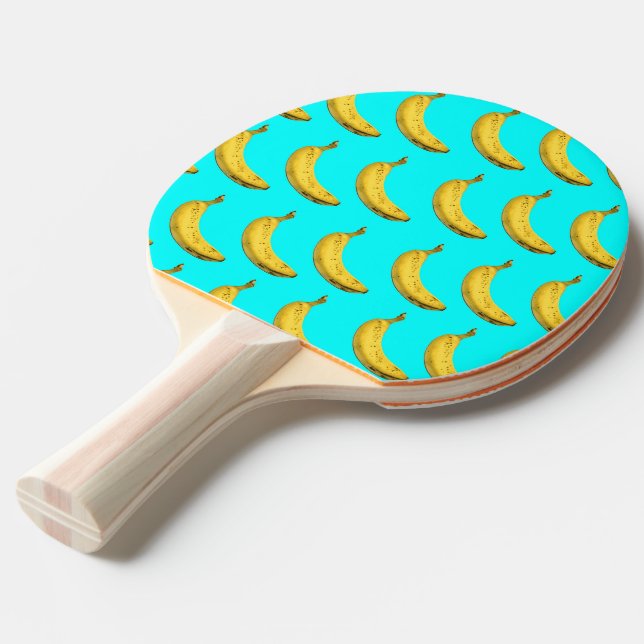 Raquete De Ping Pong Banana Tote Bag (Frente inclinada)
