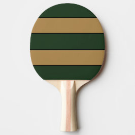 Raquete De Ping Pong Bandas Clássicas De Natal Verdes E Douradas