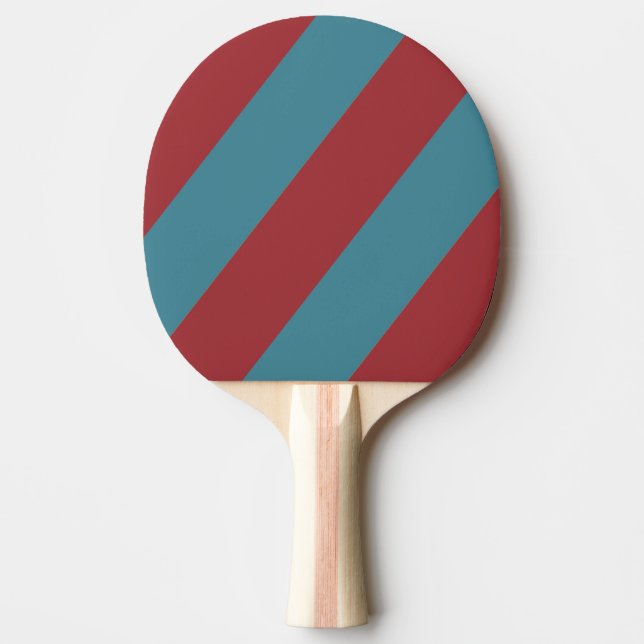 Raquete De Ping Pong Bandas de Mostarda Retro (Frente)
