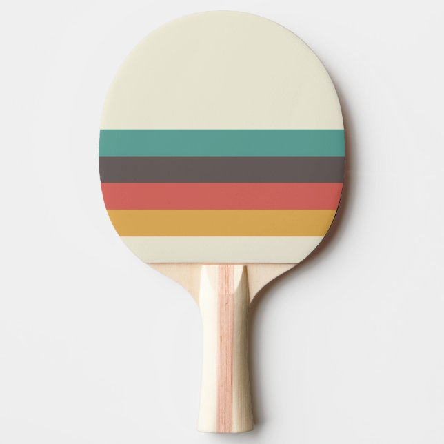 Raquete De Ping Pong Bandas Retroativas Clássicas (Frente)