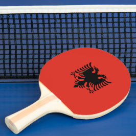 Raquete De Ping Pong Bandeira albanesa