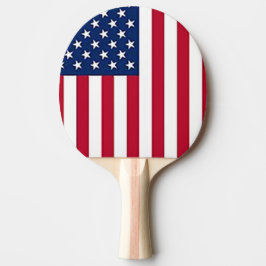 Raquete De Ping Pong bandeira americana