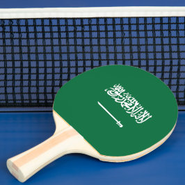 Raquete De Ping Pong Bandeira da Arábia Saudita