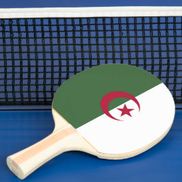 Raquete De Ping Pong Bandeira da Argélia