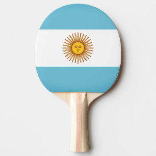 Raquete De Ping Pong Bandeira da Argentina