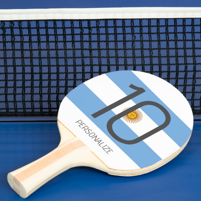 Raquete De Ping Pong Bandeira da Argentina mesa pingue-pongue (Insitu)