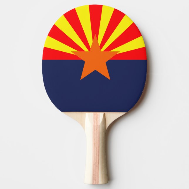 RAQUETE DE PING PONG BANDEIRA DA ARIZONA (Frente)