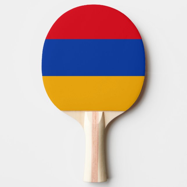 Raquete De Ping Pong Bandeira da Armênia (Frente)
