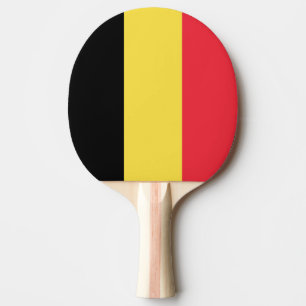 Raquete De Ping Pong Bandeira da Bélgica