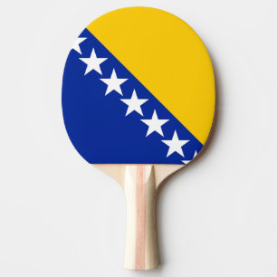 Raquete De Ping Pong Bandeira da Bósnia e Herzegovina