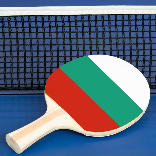 Raquete De Ping Pong Bandeira da Bulgária (Insitu)
