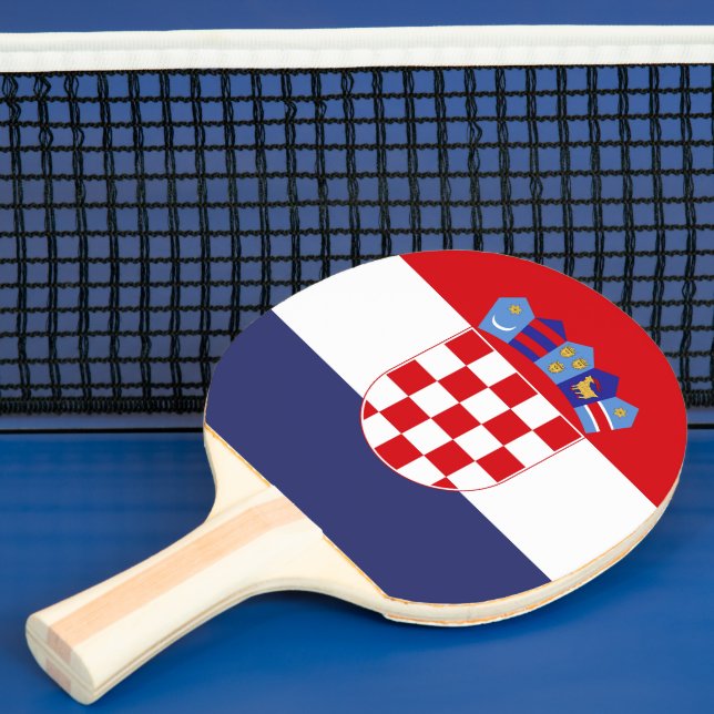 Raquete De Ping Pong Bandeira da Croácia (Insitu)