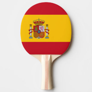 Raquete De Ping Pong Bandeira da Espanha