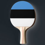Raquete De Ping Pong Bandeira da Estônia<br><div class="desc">Bandeira da Estônia</div>