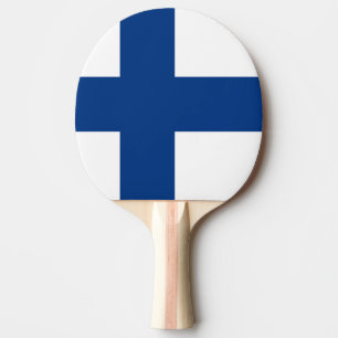 Raquete De Ping Pong Bandeira da Finlândia