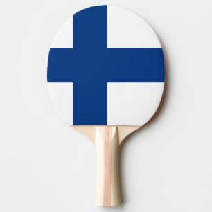 Raquete De Ping Pong Bandeira da Finlândia