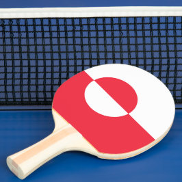Raquete De Ping Pong Bandeira da Gronelândia