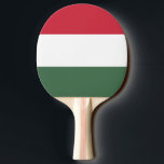 Raquete De Ping Pong Bandeira da Hungria<br><div class="desc">Bandeira da Hungria</div>