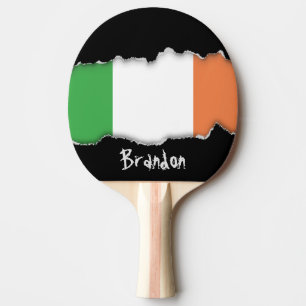 Raquete De Ping Pong Bandeira da Irlanda