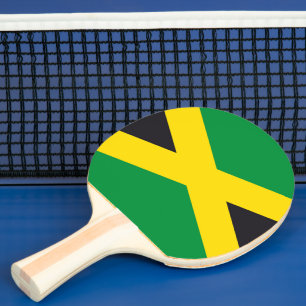 Raquete De Ping Pong bandeira da Jamaica