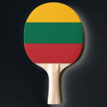Raquete De Ping Pong Bandeira da Lituânia<br><div class="desc">Bandeira da Lituânia</div>