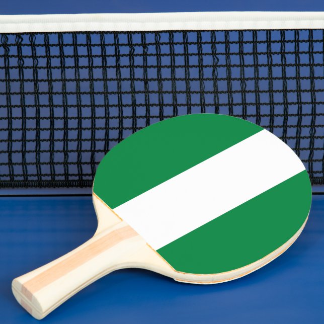 Raquete De Ping Pong Bandeira da Nigéria (Insitu)