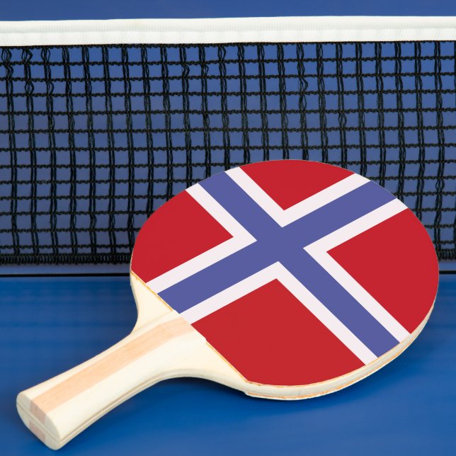 Raquete De Ping Pong Bandeira da Noruega (Insitu)