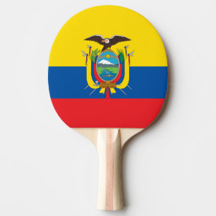 Raquete De Ping Pong Bandeira da pá de Pong do sibilo de Equador