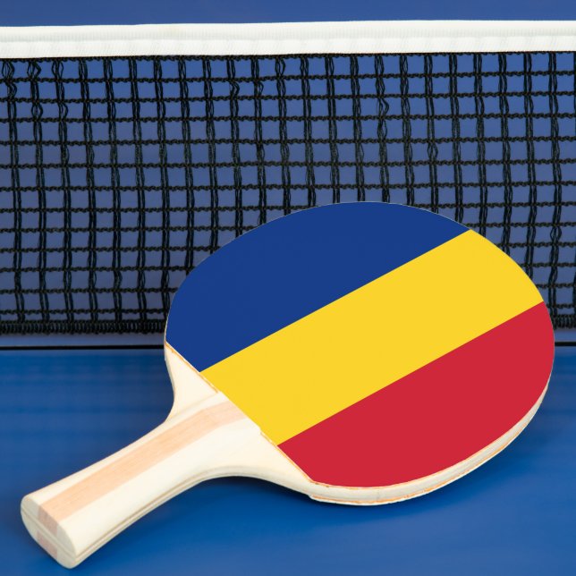 Raquete De Ping Pong Bandeira da Romênia (Insitu)