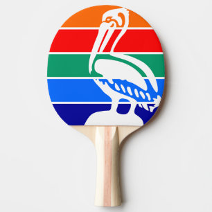 Raquete De Ping Pong Bandeira da Rua. Petersburgo, Flórida