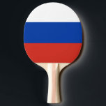 Raquete De Ping Pong Bandeira da Rússia<br><div class="desc">Ping Pong Paddle,  sinalizador russo. Você pode adicionar seu próprio texto ou gráficos clicando em "personalizar ainda mais"</div>