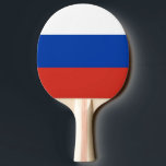Raquete De Ping Pong Bandeira da Rússia<br><div class="desc">Ping Pong Paddle,  sinalizador russo. Você pode adicionar seu próprio texto ou gráficos clicando em "personalizar ainda mais"</div>