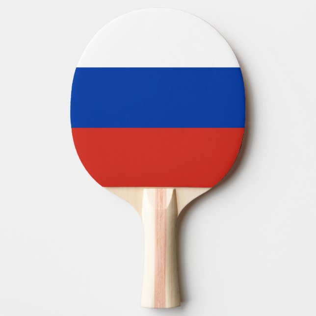 Raquete De Ping Pong Bandeira da Rússia (Frente)