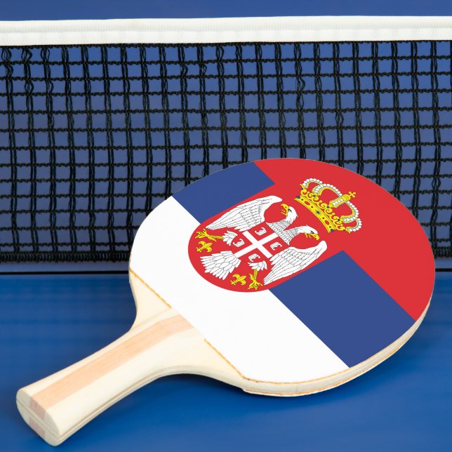Raquete De Ping Pong Bandeira da Sérvia (Insitu)