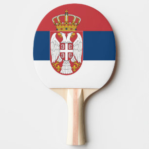 Raquete De Ping Pong Bandeira da Sérvia