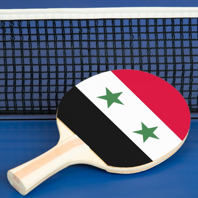 Raquete De Ping Pong Bandeira da Síria (Insitu)