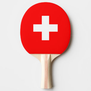 Raquete De Ping Pong Bandeira da Suíça