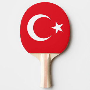 Raquete De Ping Pong Bandeira da Turquia