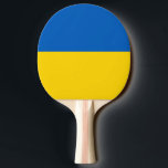 Raquete De Ping Pong Bandeira da Ucrânia<br><div class="desc">Bandeira da Ucrânia</div>
