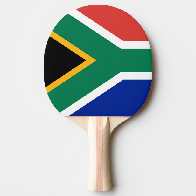 Raquete De Ping Pong Bandeira de África do Sul (Frente)