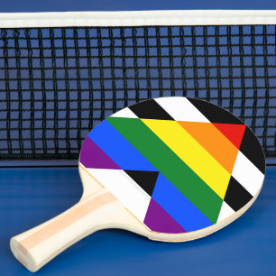 Raquete De Ping Pong Bandeira de aliado straight da SlipperyJoe lisa ar
