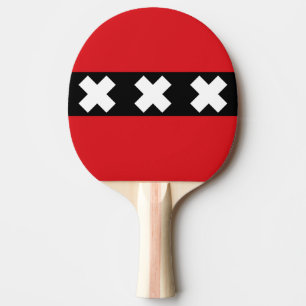 Raquete De Ping Pong Bandeira de Amesterdã, Países Baixos Ping Pong Pad
