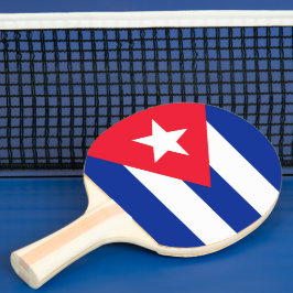 Raquete De Ping Pong Bandeira de Cuba