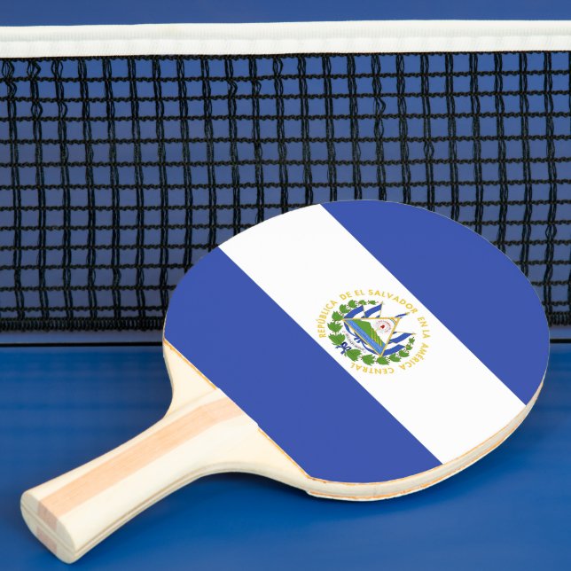 Raquete De Ping Pong Bandeira de El Salvador (Insitu)