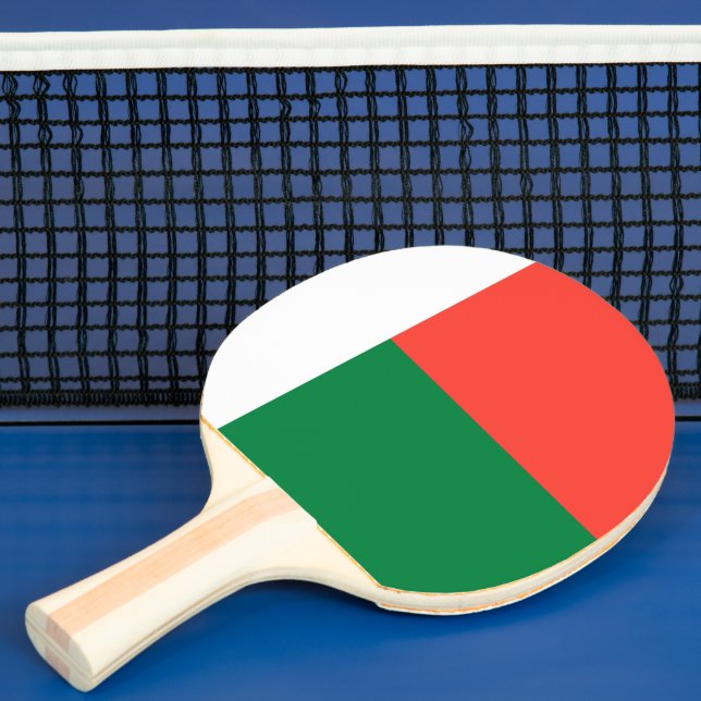 Raquete De Ping Pong bandeira de Madagáscar (Insitu)