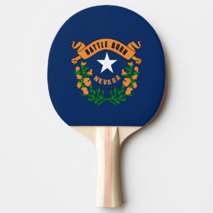 Raquete De Ping Pong Bandeira de Nevada