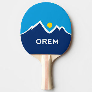 Raquete De Ping Pong Bandeira de Orem, Utah