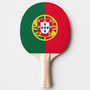 Raquete De Ping Pong Bandeira de Portugal para feriado no Dia de Portug